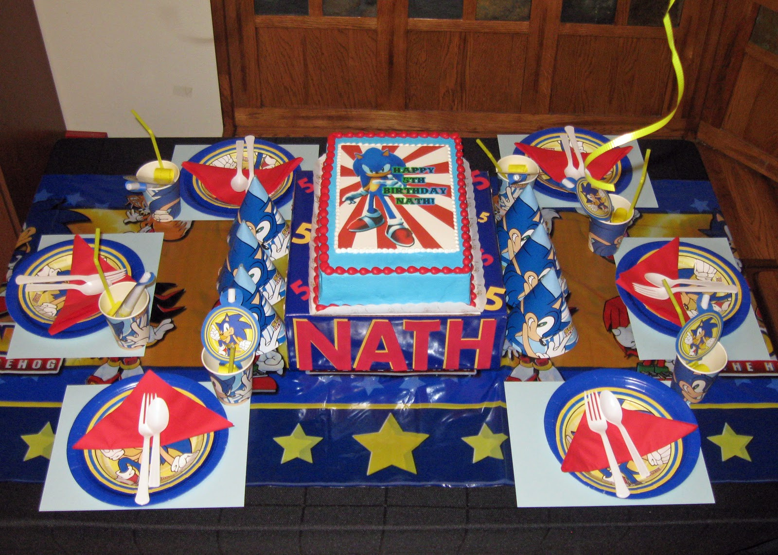 Sonic Birthday Decorations
 Cheng and 3 Kids Nath s Sonic the Hedgehog Themed 5th