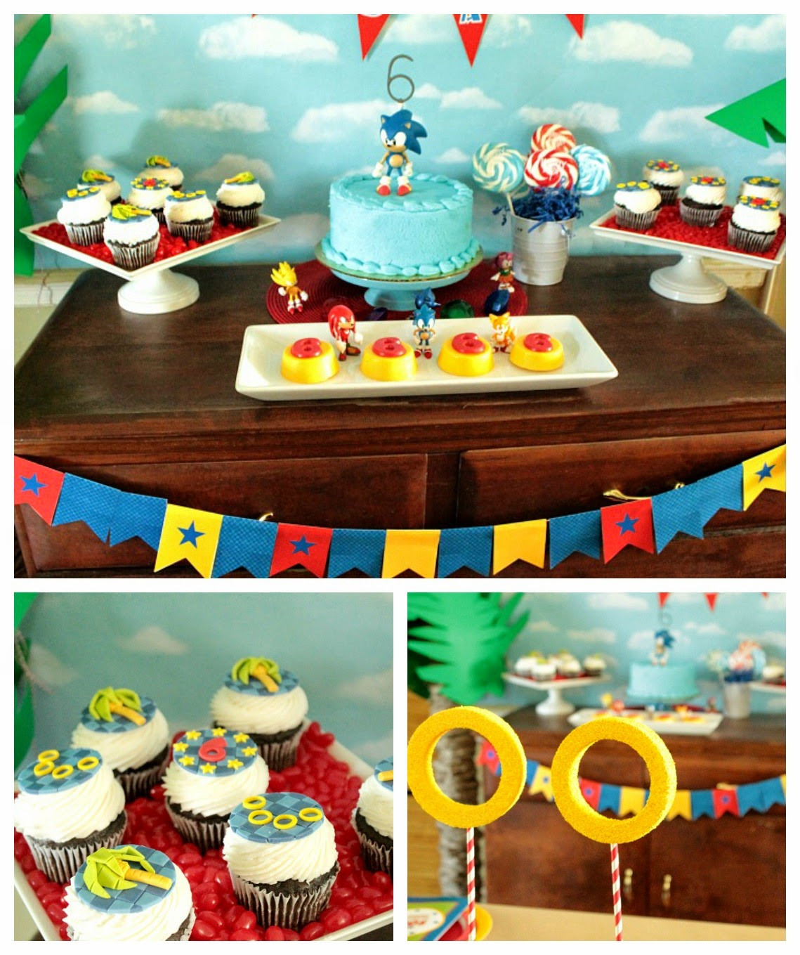 Sonic Birthday Decorations
 Cupcake Wishes & Birthday Dreams Real Parties Adam s