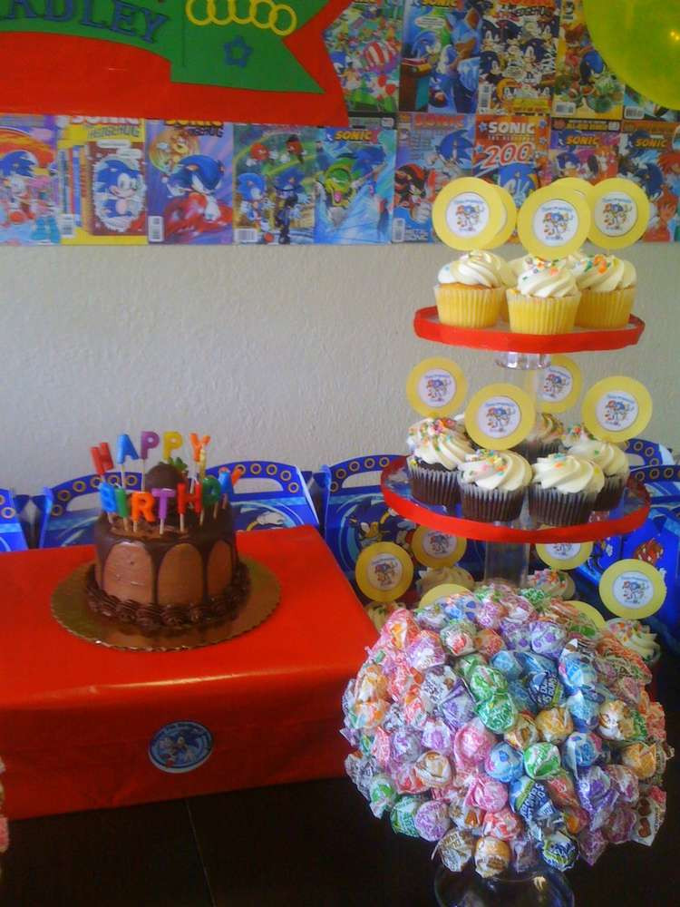 Sonic Birthday Decorations
 Sonic the Hedgehog Birthday Party Ideas