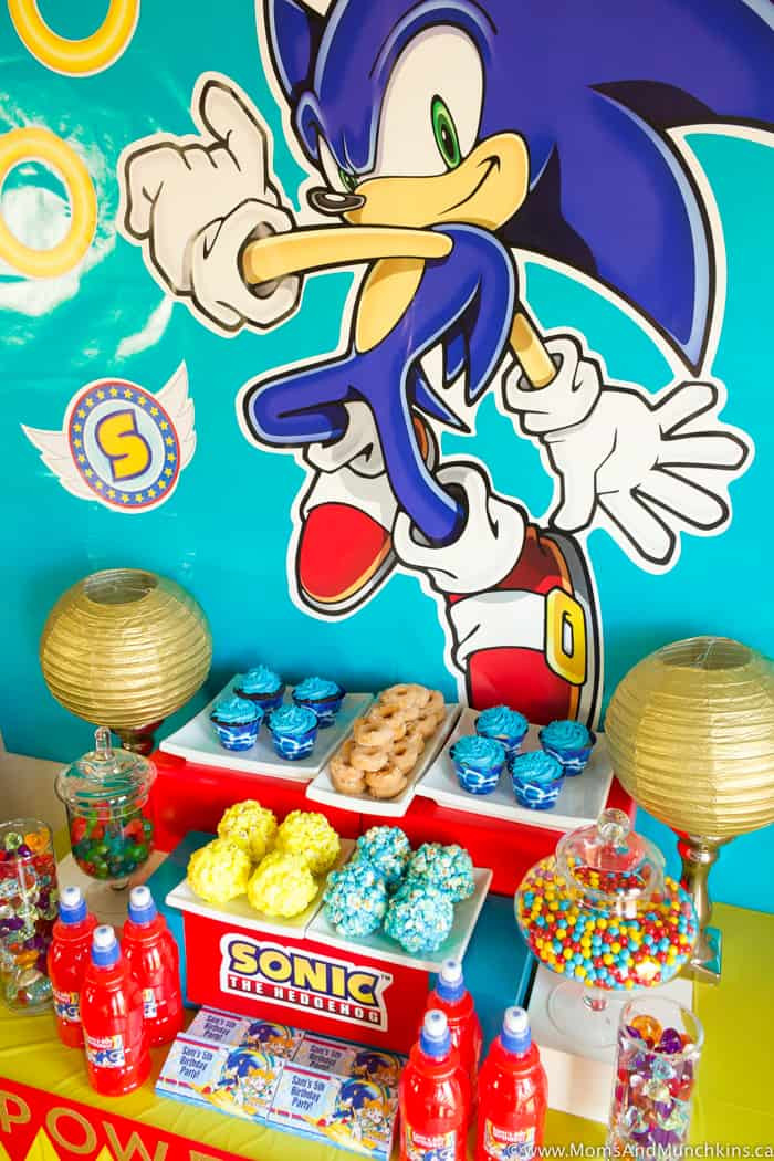 Sonic Birthday Decorations
 Sonic The Hedgehog Party Ideas Moms & Munchkins