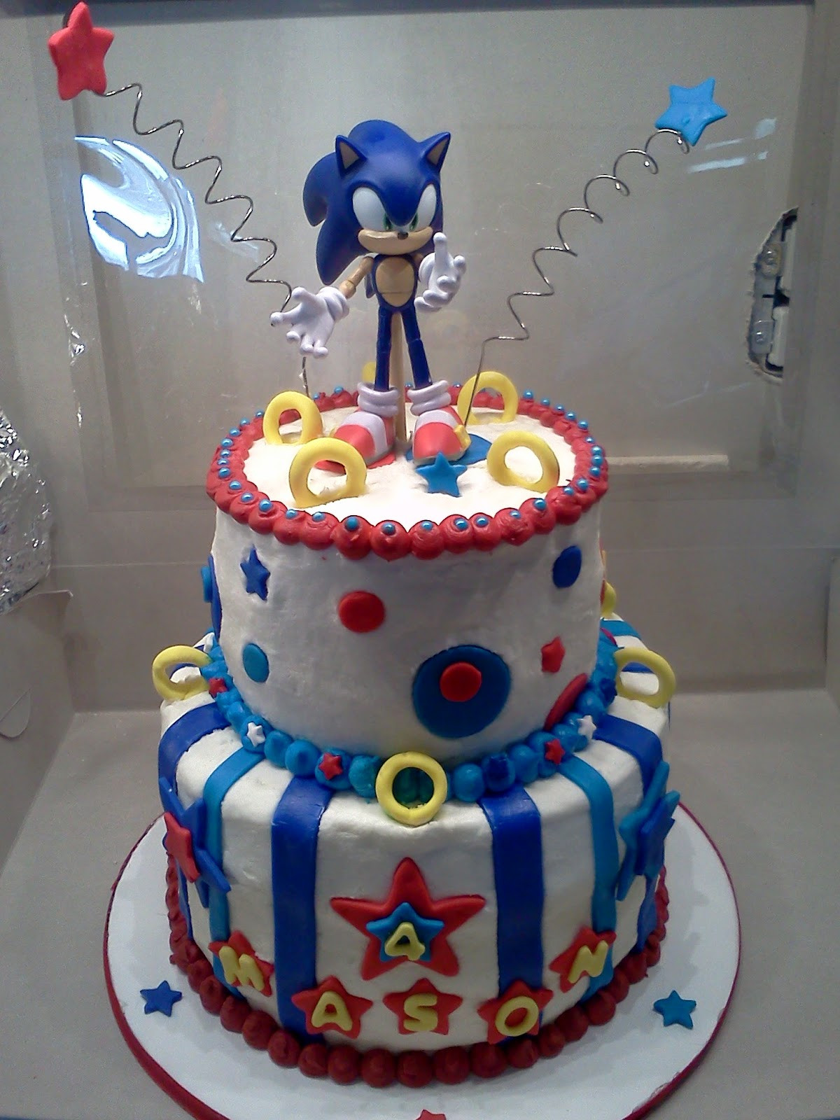 Sonic Birthday Decorations
 Sweet Treats by Angie Sonic the Hedgehog Cake