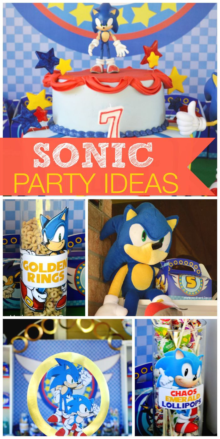 Sonic Birthday Decorations
 23 best Sonic Themed Party Ideas images on Pinterest