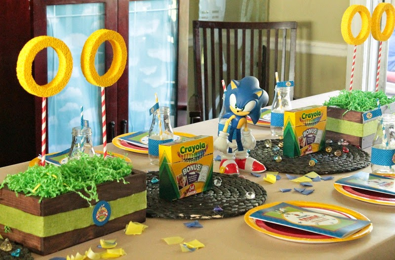 Sonic Birthday Decorations
 Cupcake Wishes & Birthday Dreams Real Parties Adam s