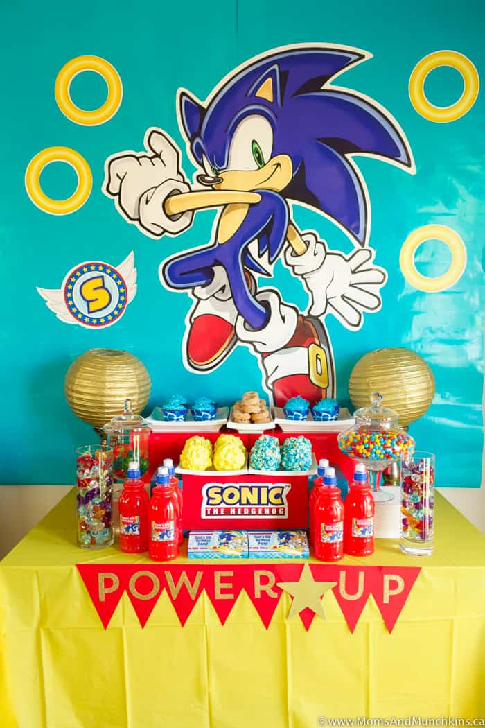 Sonic Birthday Decorations
 Sonic The Hedgehog Party Ideas Moms & Munchkins