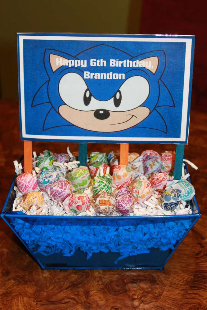 Sonic Birthday Decorations
 Sonic & Yoshi Carnival Birthday Party Ideas