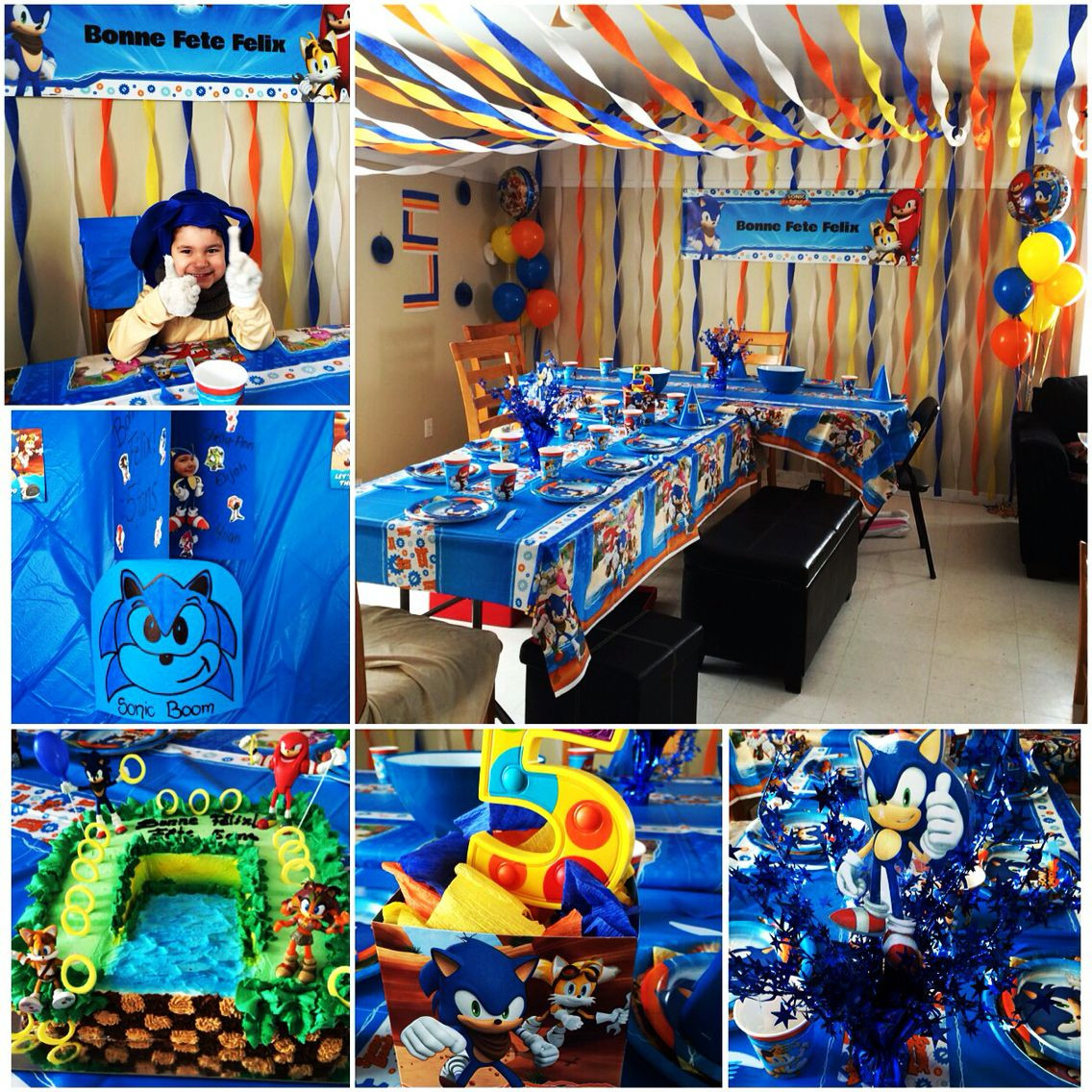 Sonic Birthday Decorations
 Birthday party decoration Sonic Boom the Hedgehog