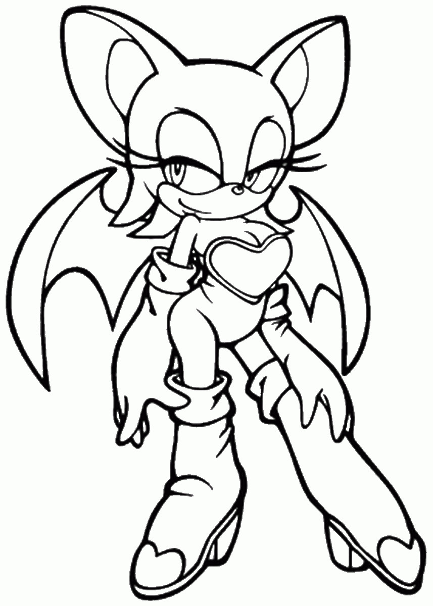 Sonic Coloring Pages Printable
 Sonic the Hedgehog Coloring Pages