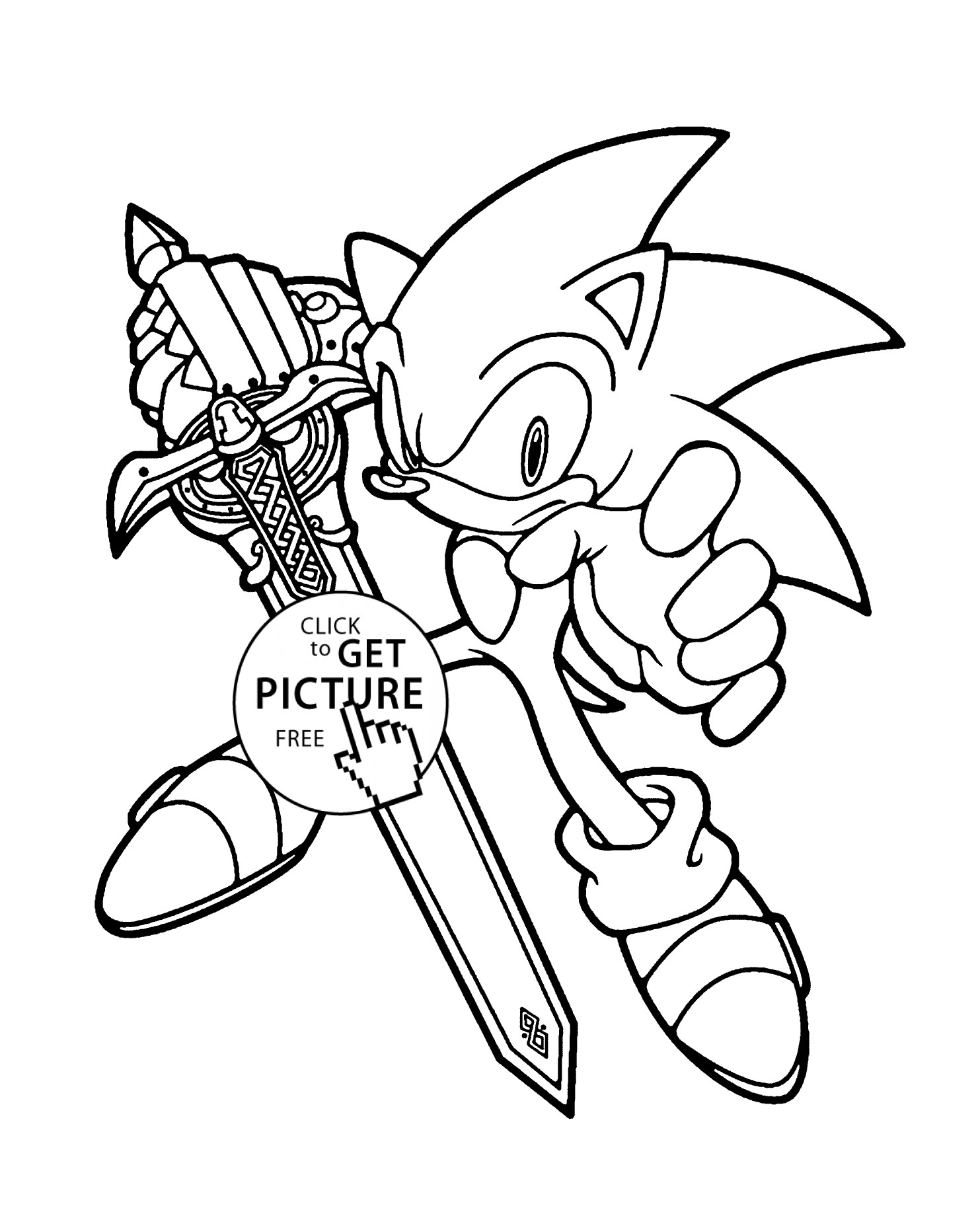 Sonic Coloring Pages Printable
 Sonic coloring pages for kids printable free
