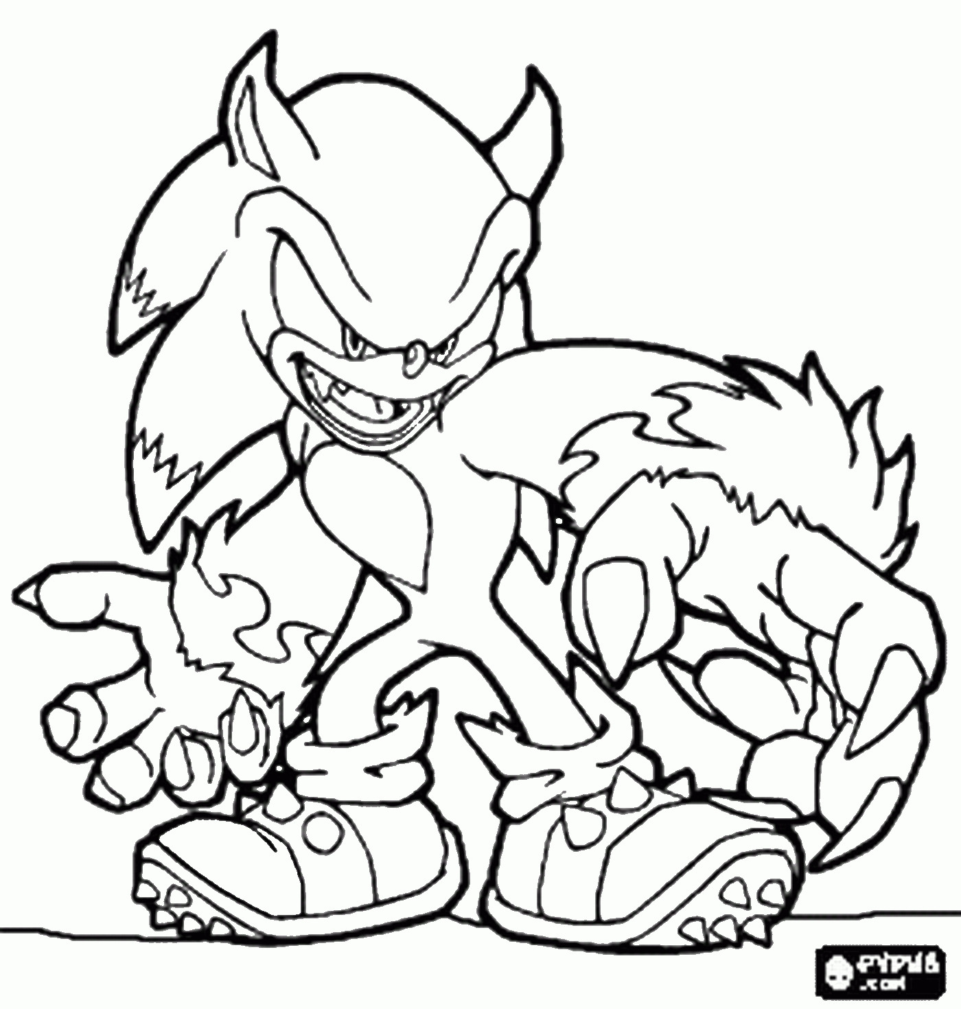 Sonic Coloring Pages Printable
 Sonic the Hedgehog Coloring Pages