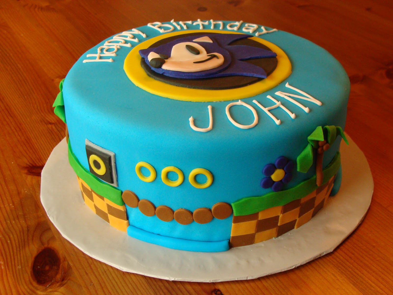 Sonic The Hedgehog Birthday Cake
 Sweet Treats by Bonnie Sonic the Hedgehog Cake
