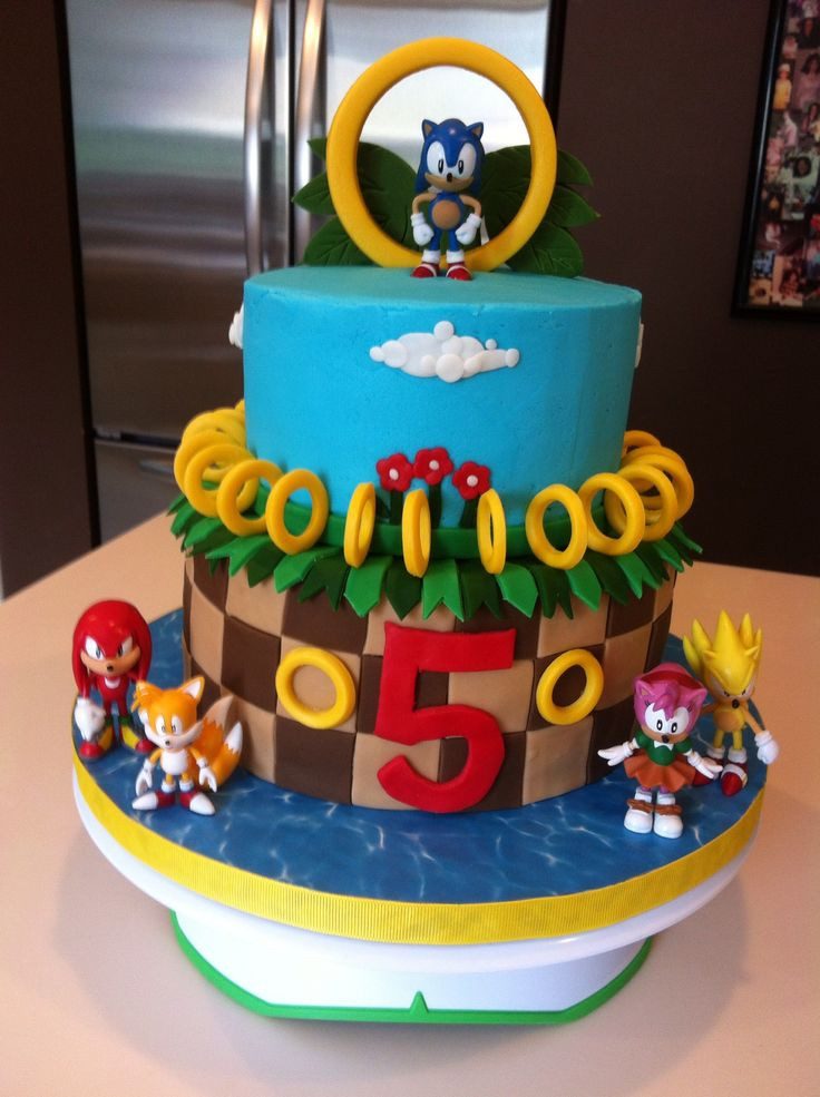 Sonic The Hedgehog Birthday Cake
 Sonic the hedgehog cake My Cake Creations