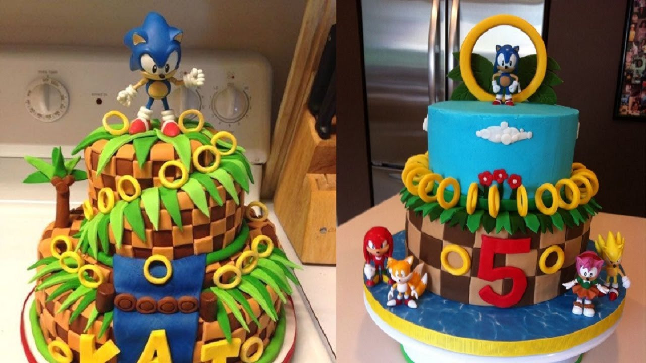 Sonic The Hedgehog Birthday Cake
 Sonic the Hedgehog Birthday Cakes