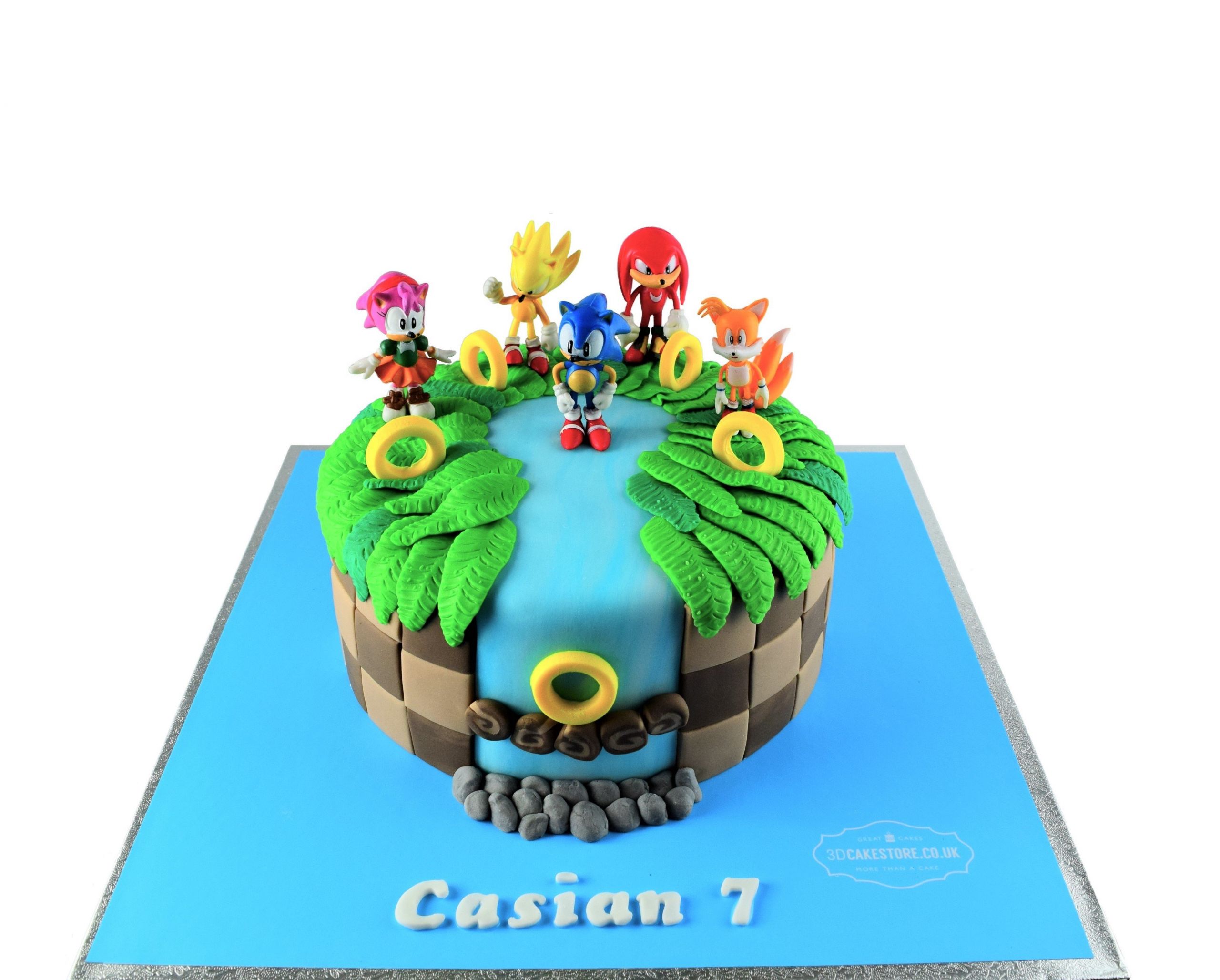 Sonic The Hedgehog Birthday Cake
 Sonic The Hedgehog Cake