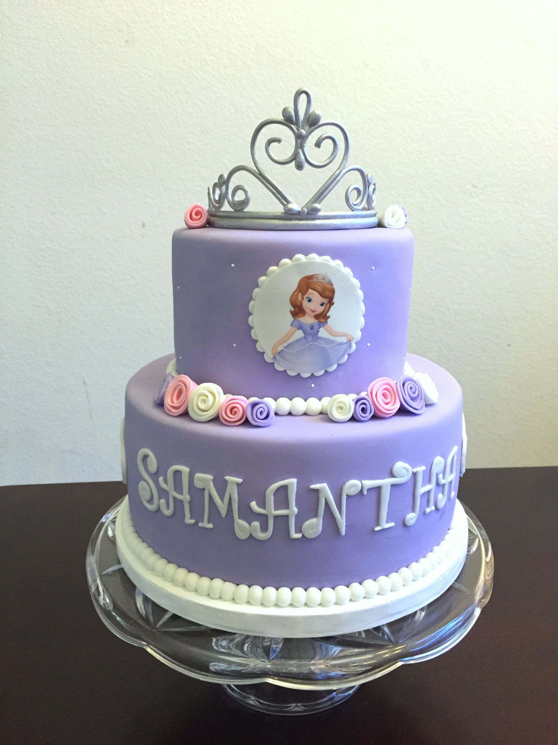 Sophia Birthday Cake
 Princess Sofia cake with gumpaste tiara by Cake Couture