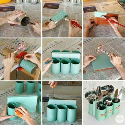 Soup Can Organizer DIY
 DIY PROJECTS Soup Can Organizer