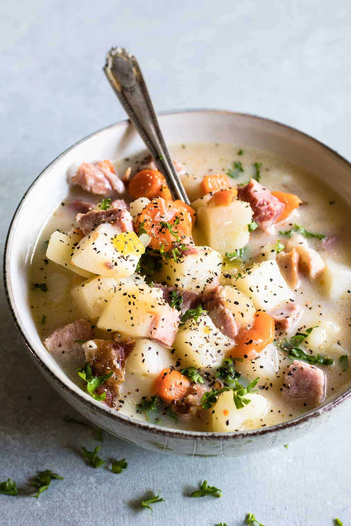 Soup Recipes With Ham
 Leftover Ham Bone Soup House of Yumm