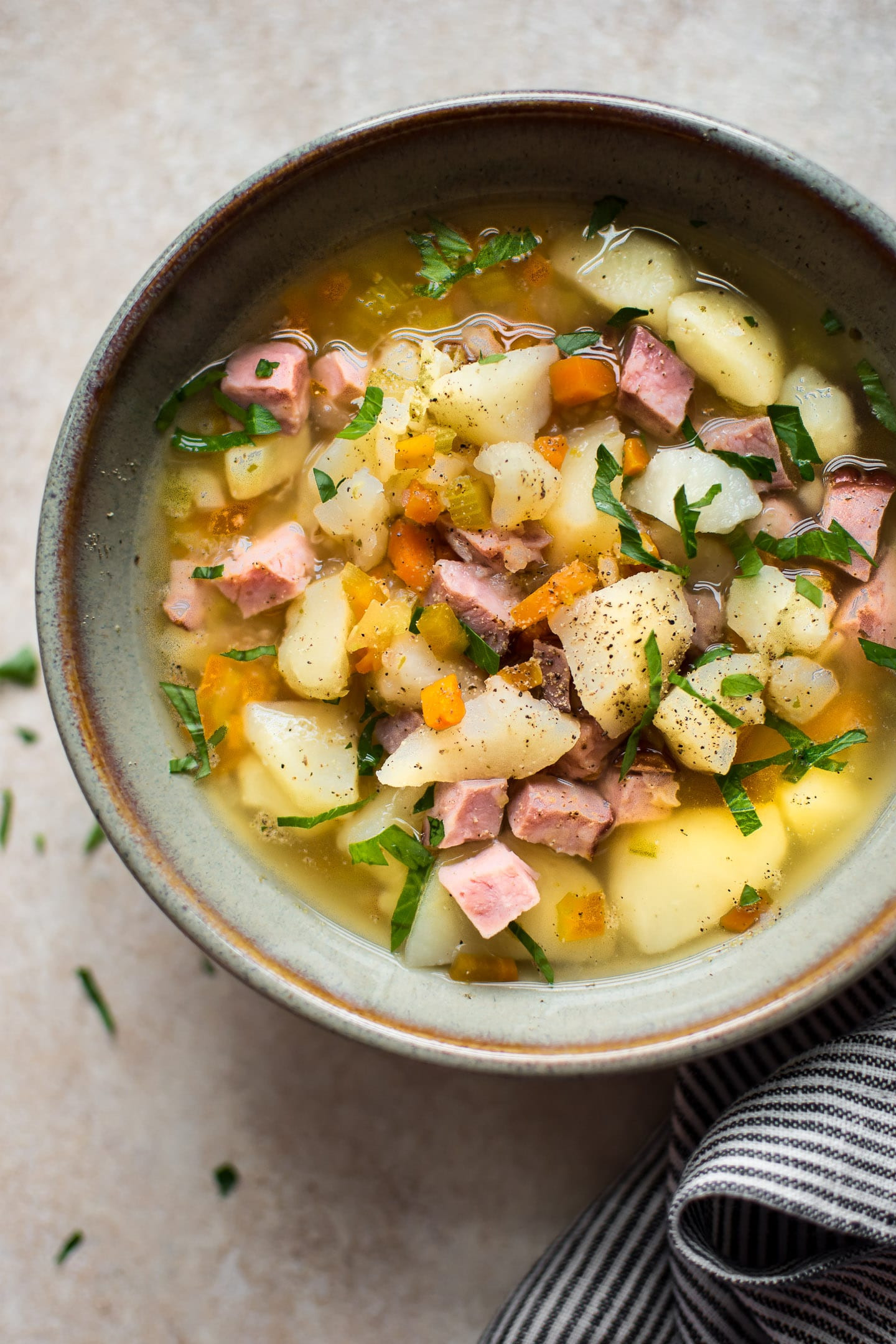 Soup Recipes With Ham
 Slow Cooker Ham and Potato Soup • Salt & Lavender