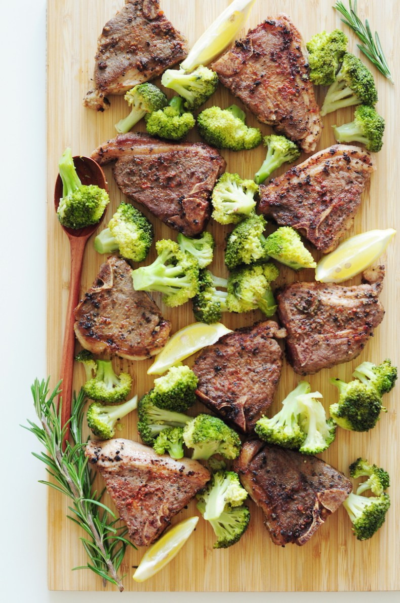 Sous Vide Broccoli
 Sous Vide Lamb Chops with Steamed Broccoli StreetSmart