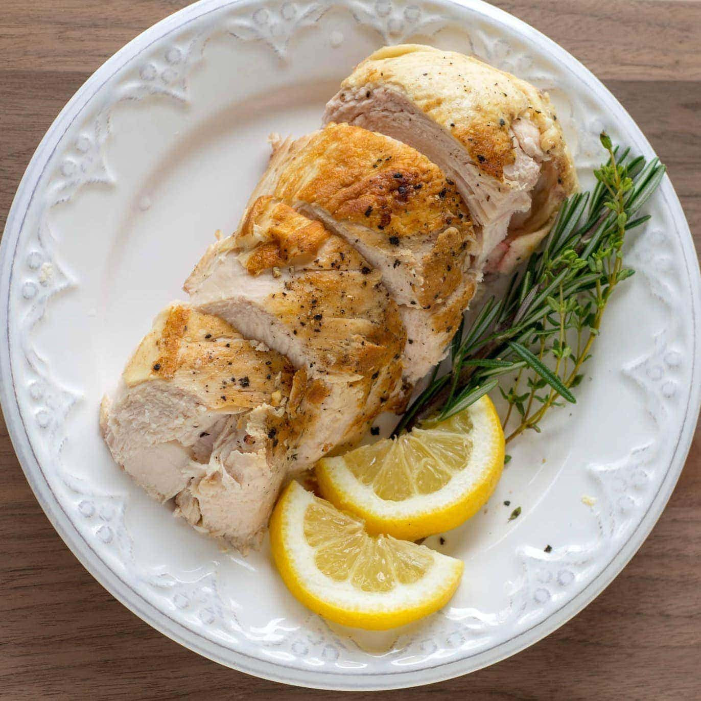 Sous Vide Chicken Breasts
 Sous Vide Chicken Breast with Lemon and Herbs Upstate
