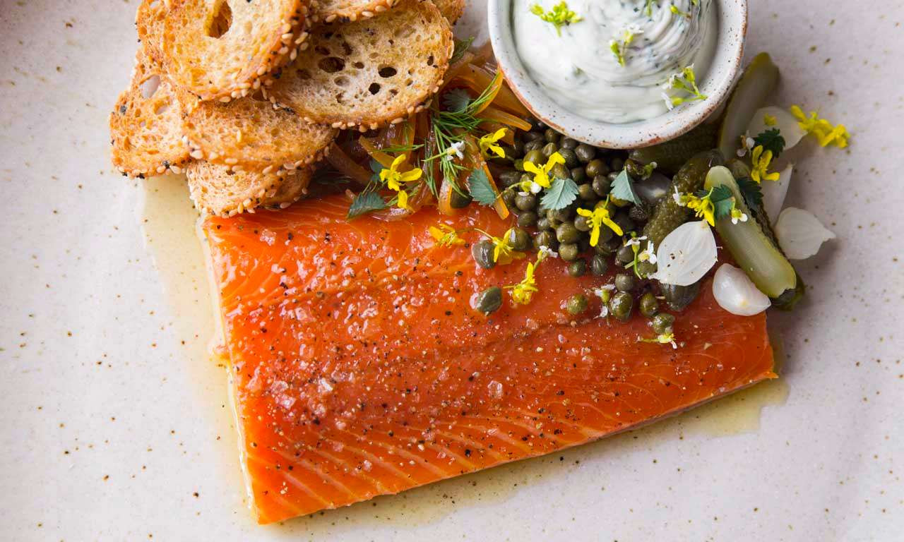 Sous Vide Smoked Salmon
 Party Time Chilled “Smoked” Salmon