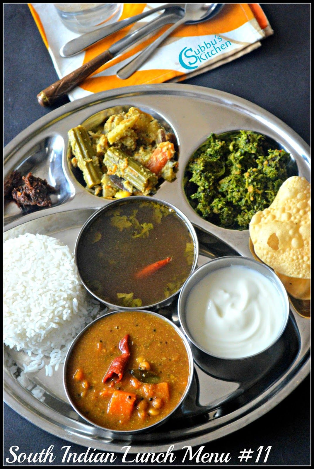 South Indian Lunch Recipes
 South Indian Lunch Menu 11 Parangikai Puli Kuzhambu
