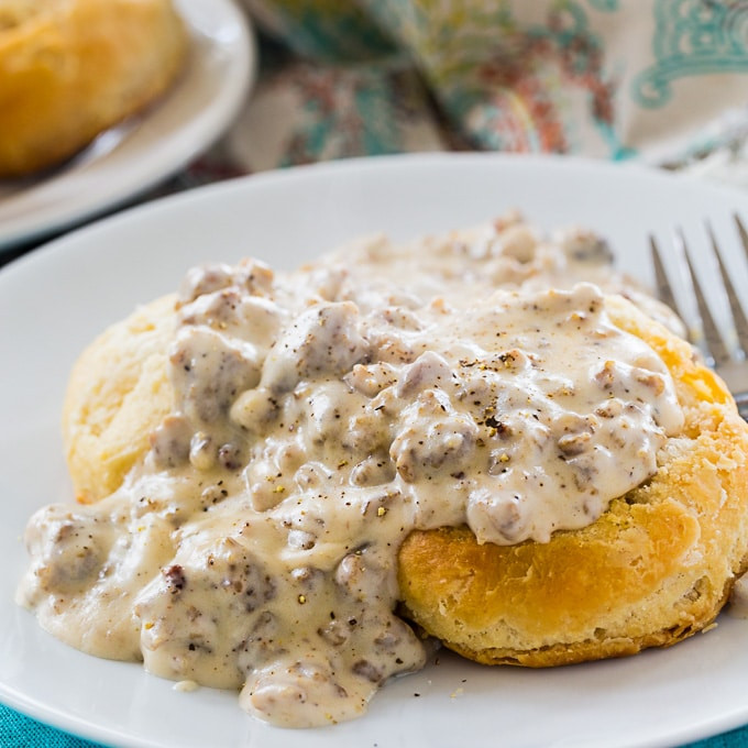 Southern Biscuits And Gravy Recipe
 Southern Sausage Gravy Spicy Southern Kitchen
