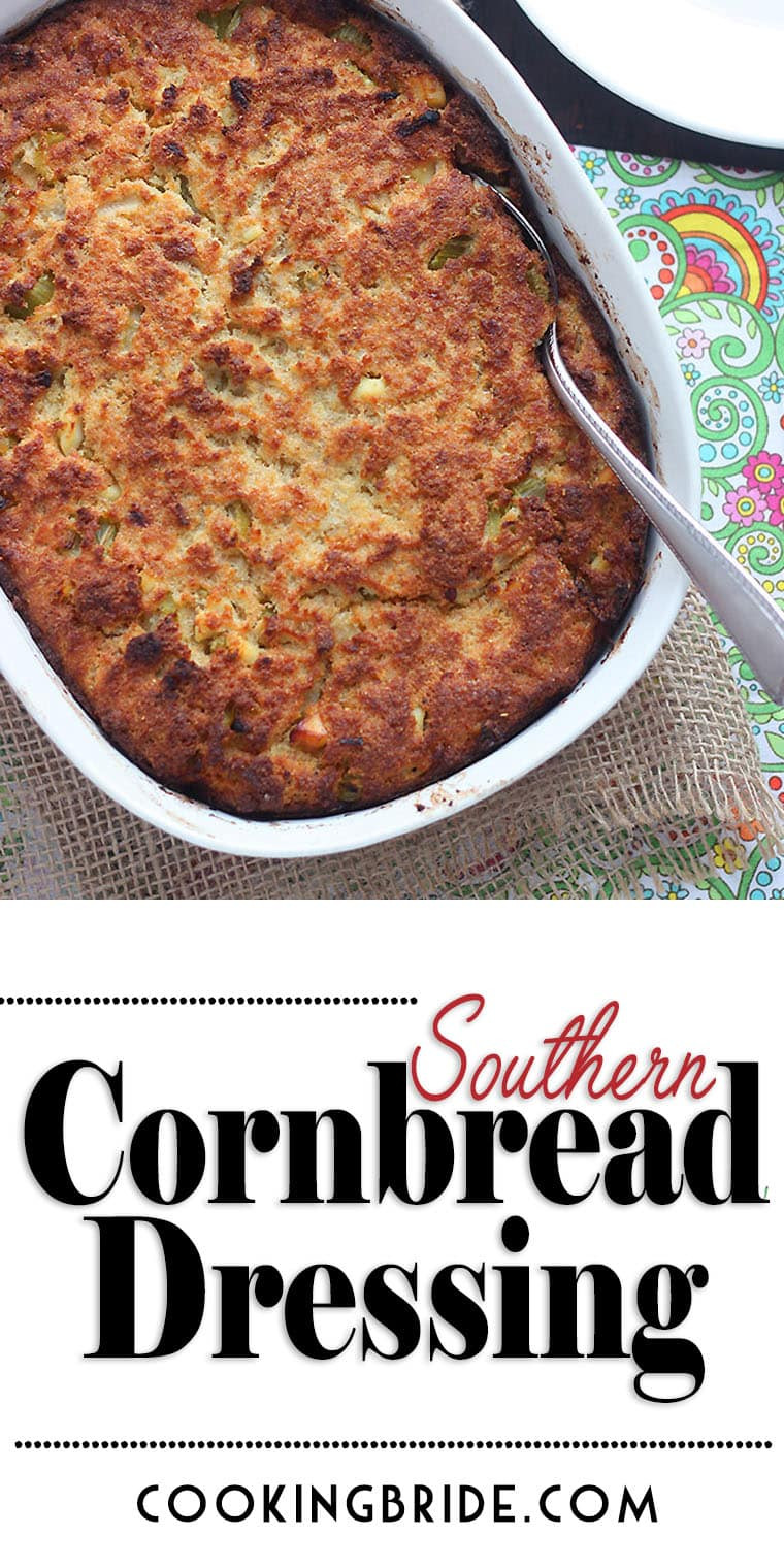 Southern Cornbread Dressing With Chicken
 Southern Cornbread Dressing with Chicken