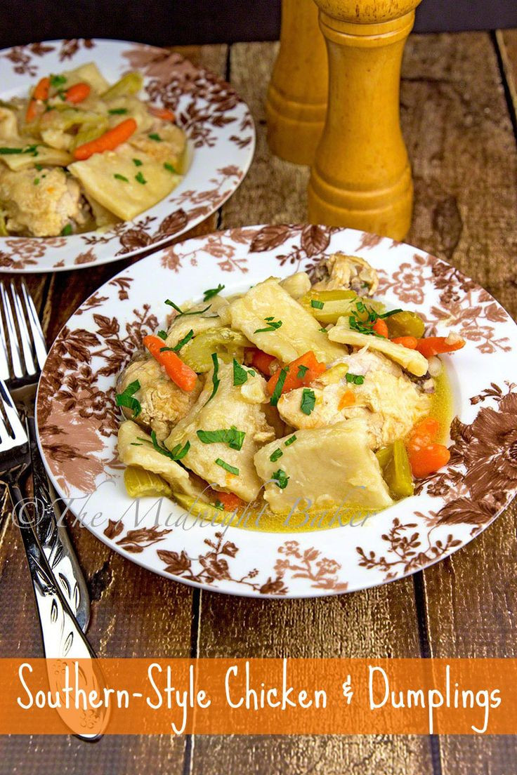 Southern Style Chicken And Dumplings
 Classic southern style chicken and dumplings Easy to make