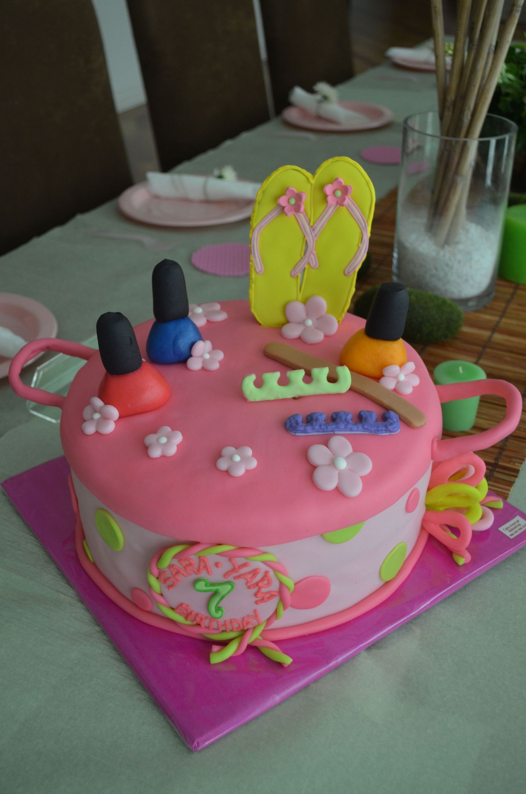 Spa Birthday Cake
 Spa Cake idea