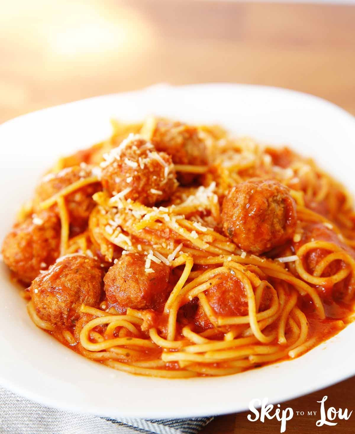 Spaghetti In Pressure Cooker Xl
 Pressure Cooker Spaghetti and Meatballs