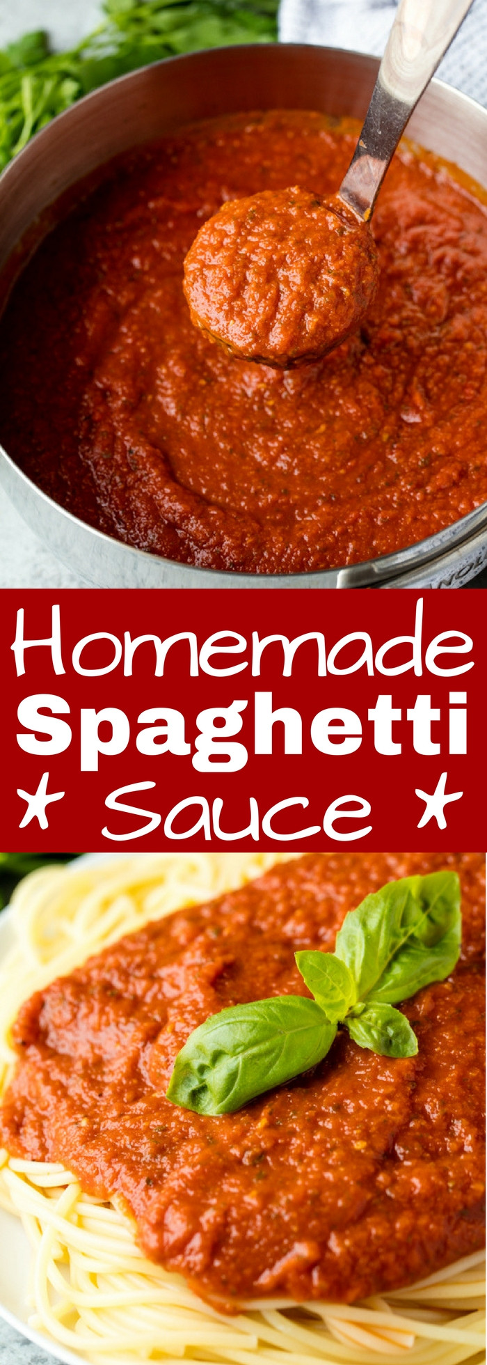Spaghetti Sauce Recipe From Scratch
 Homemade Spaghetti Sauce