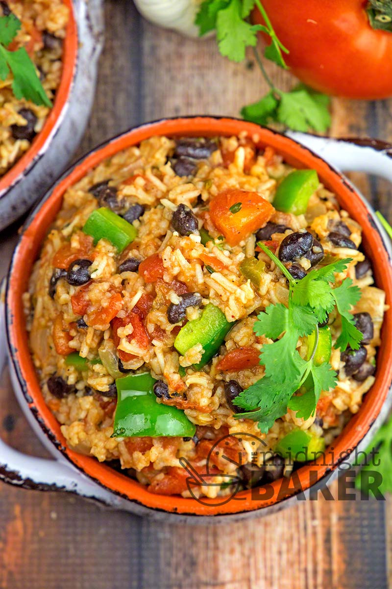 Spanish Rice And Black Beans
 Spanish Rice with Black Beans The Midnight Baker