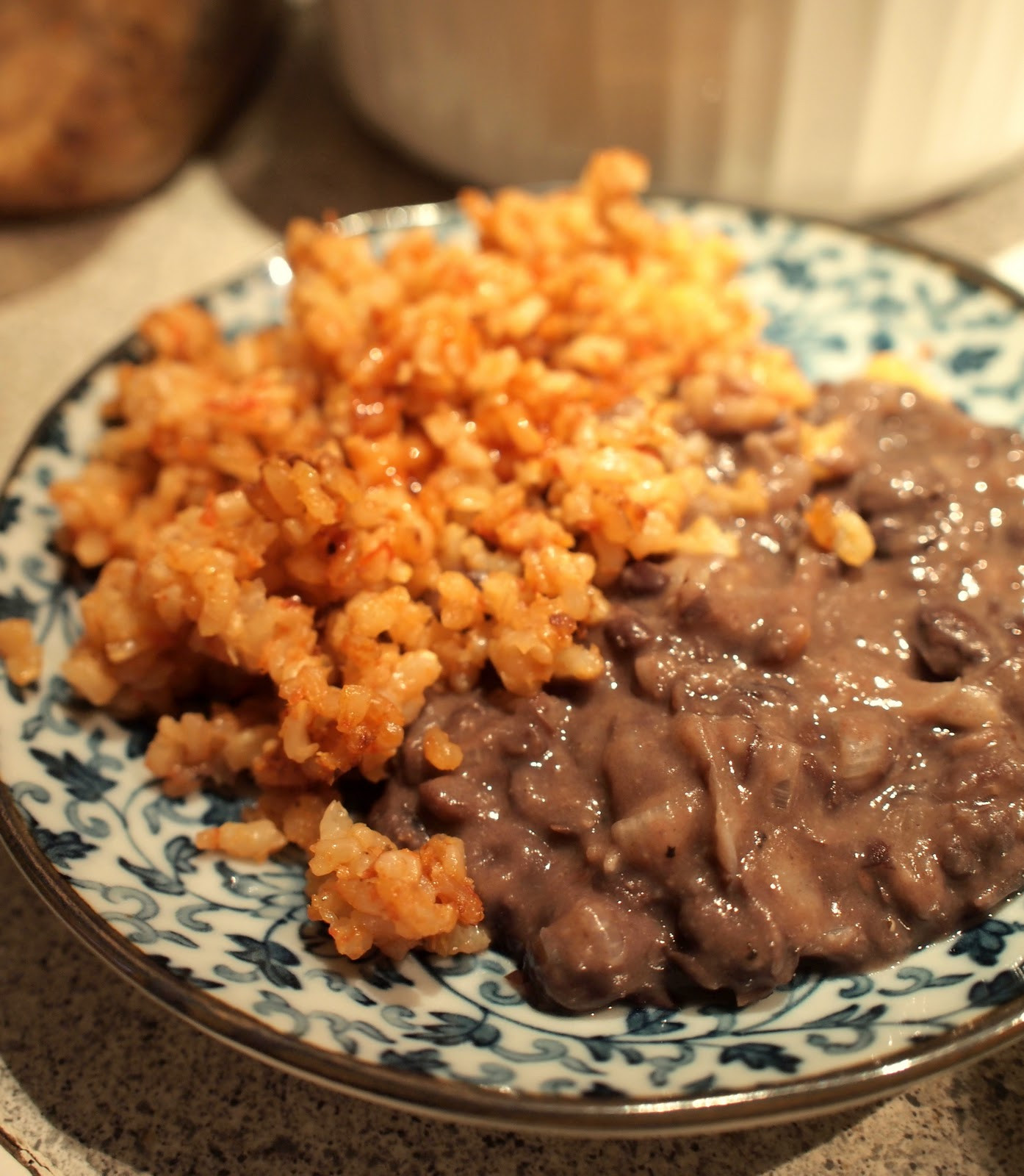 Spanish Rice And Black Beans
 Renae s Adventures Refried Black Beans and Spanish Rice