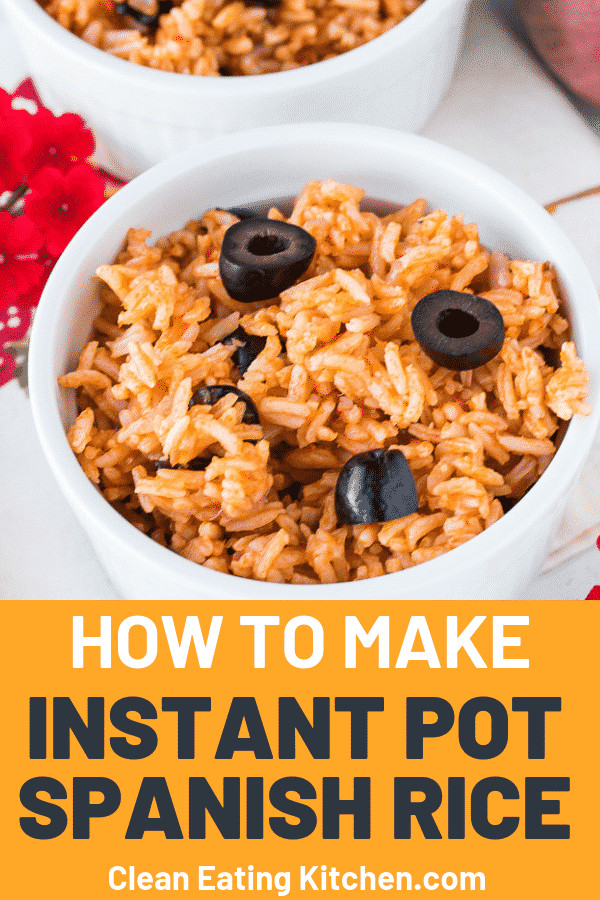 Spanish Rice In Instant Pot
 Instant Pot Spanish Rice Clean Eating Kitchen
