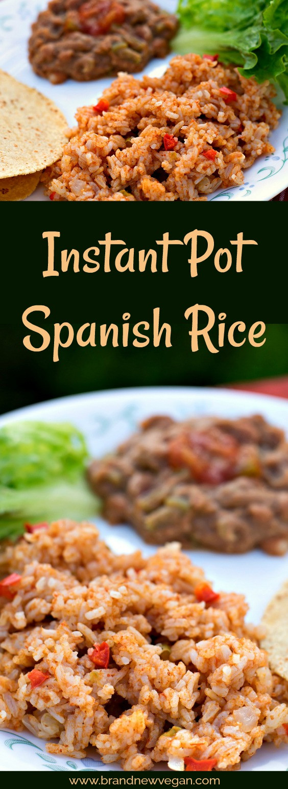Spanish Rice In Instant Pot
 Instant Pot Spanish Rice Brand New Vegan