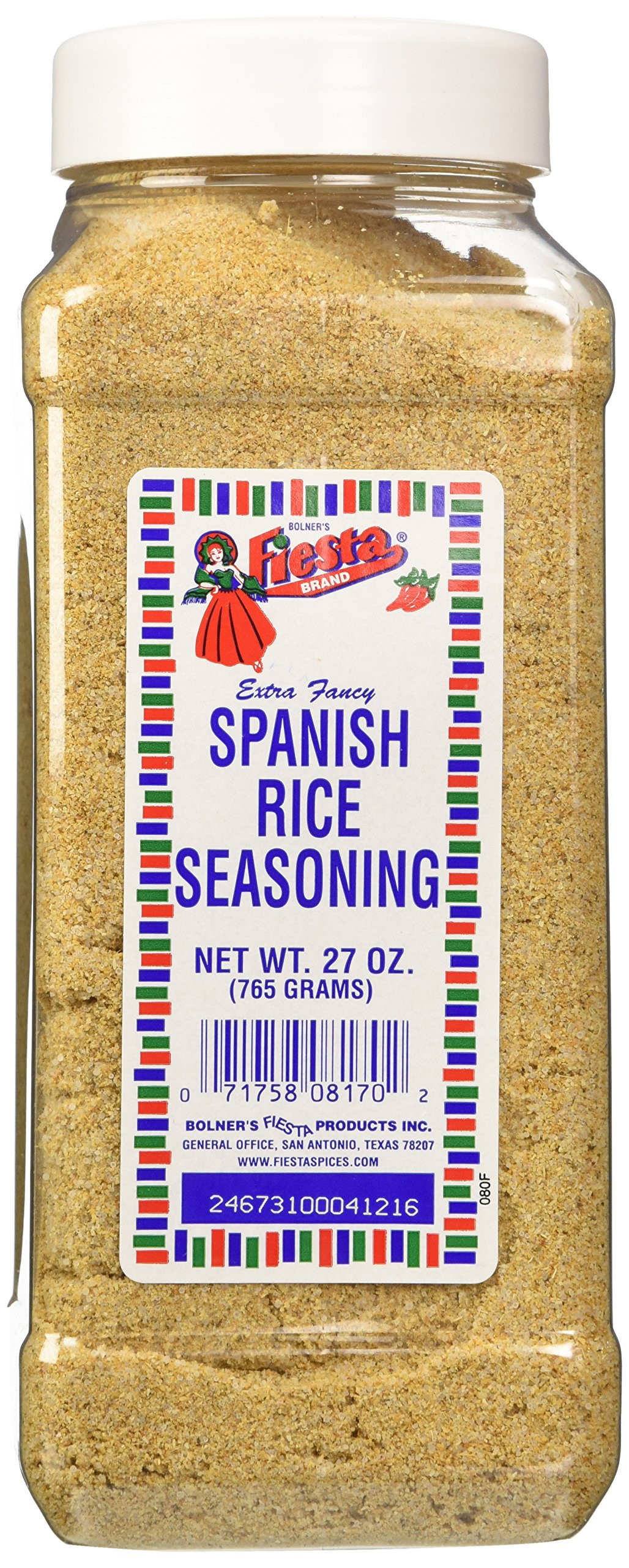 Spanish Rice Spices
 Bolner s Fiesta Extra Fancy Spanish Rice Seasoning 27 Oz