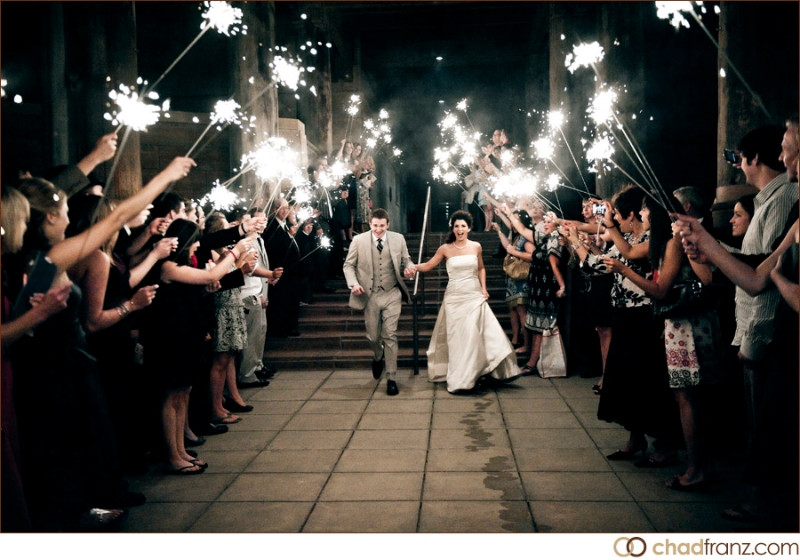 Sparklers At Wedding
 Gallery