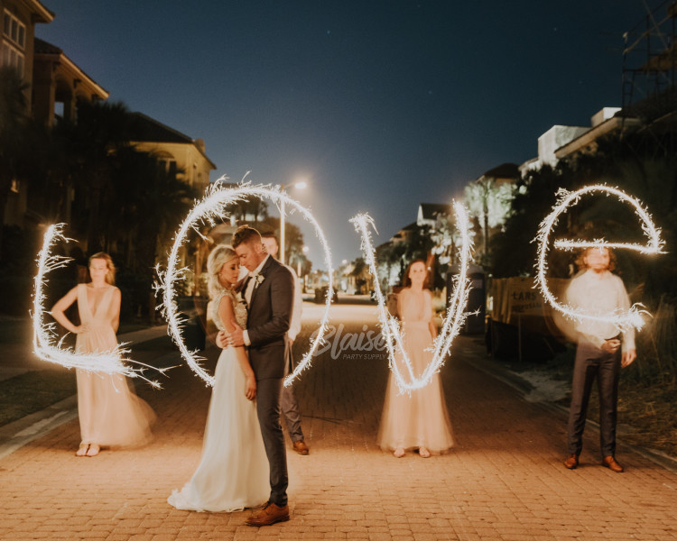 Sparklers At Wedding
 20" Gold Wedding Sparklers Sparkler Favors