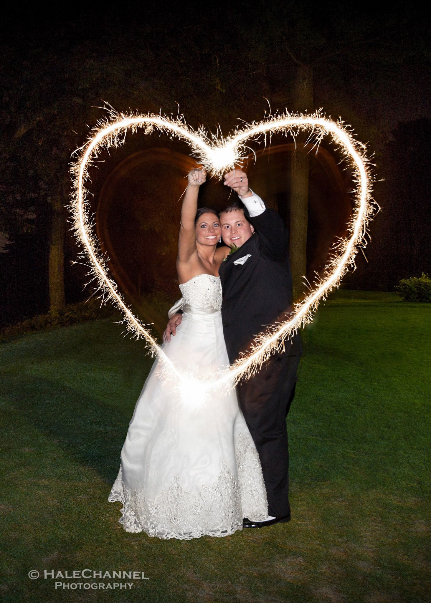 Sparklers For Wedding Ceremony
 Fun Heart Sparkler Northampton Country Club MA