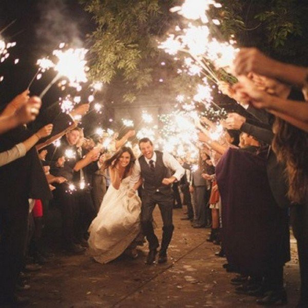 Sparklers Wedding Send Off
 20 Sparklers Send f Wedding Ideas for 2020 Oh Best Day