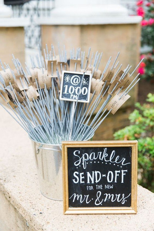 Sparklers Wedding Send Off
 20 Sparklers Send f Wedding Ideas for 2018 Oh Best Day