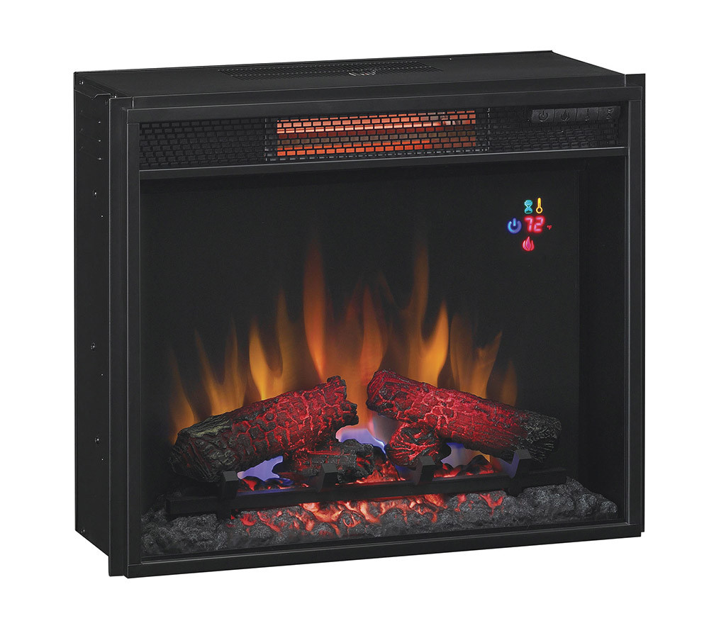 Spectrafire Electric Fireplace Insert
 ClassicFlame 23 in Fixed Glass Spectrafire Infrared Quartz