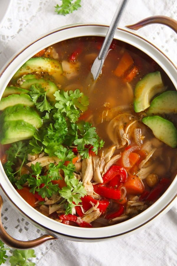 Spicy Mexican Chicken Soup
 Spicy Mexican Chicken Soup