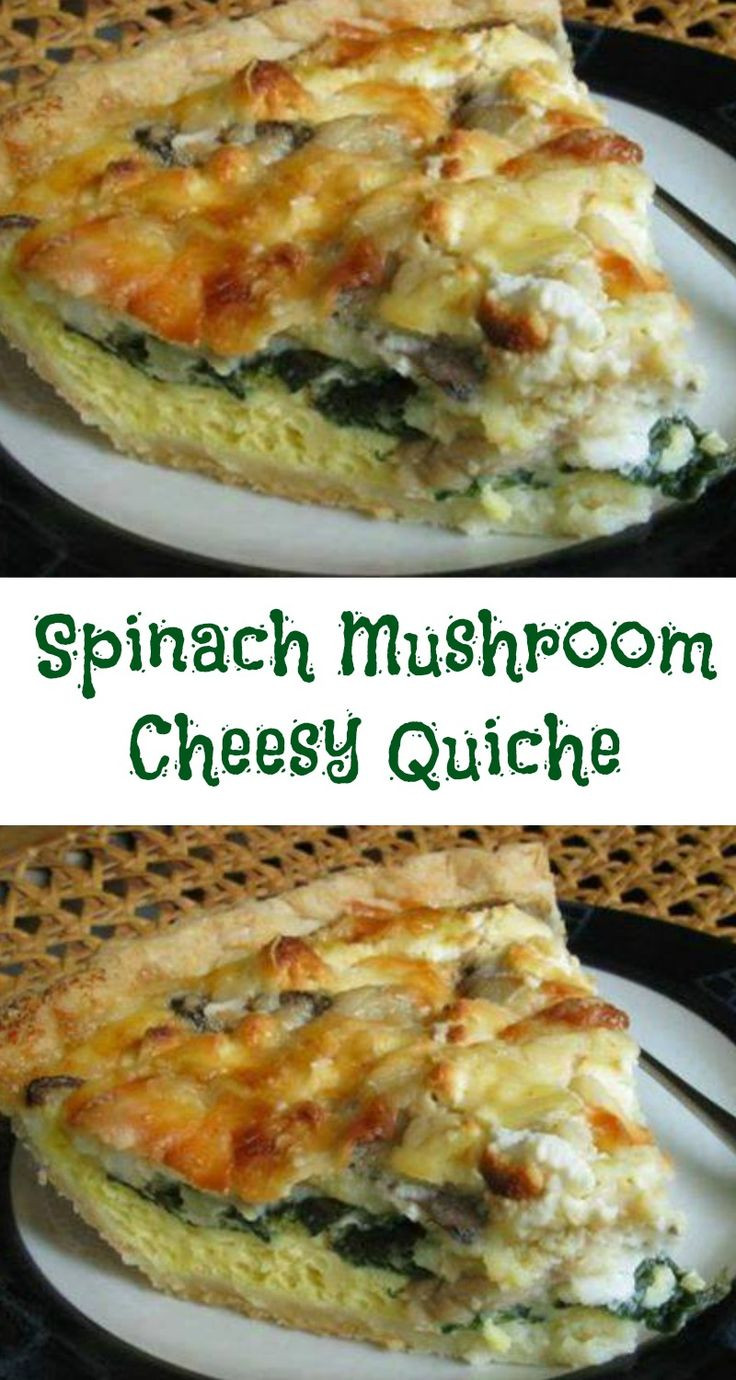 Spinach Mushroom Quiche Recipe
 Spinach Mushroom Cheesy Quiche At Home With My Honey