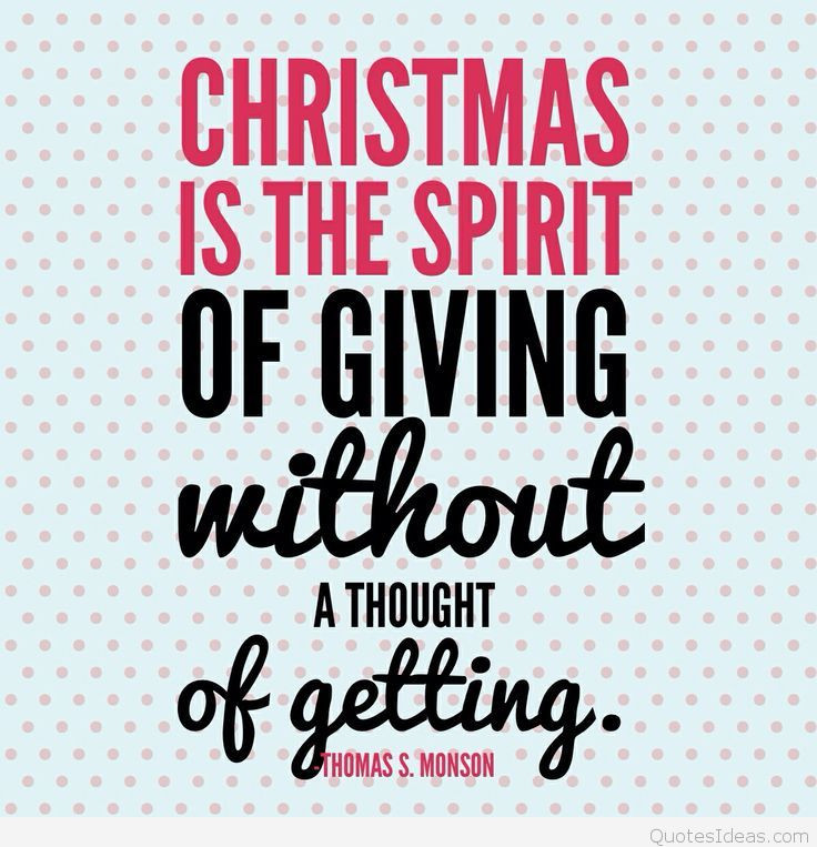 Spirit Of Christmas Quotes
 inspirational Christmas quote