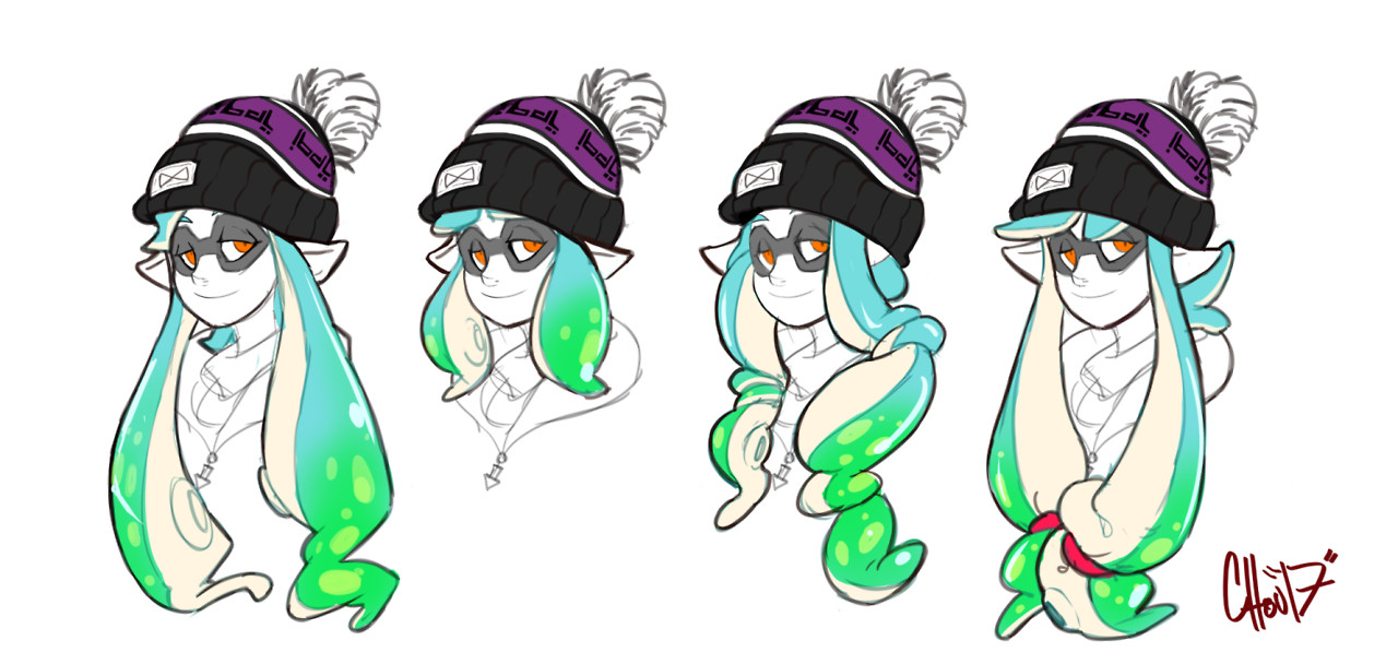 Splatoon 2 Female Hairstyles
 Leviathan Mayhem — I should be in bed but I messed around