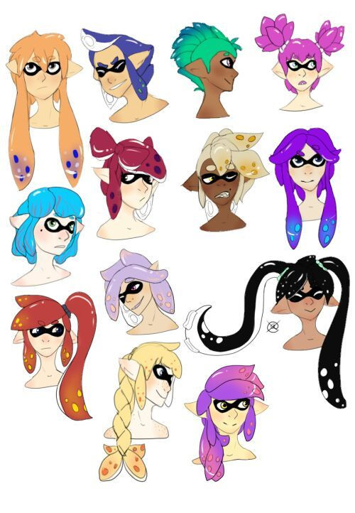 Splatoon 2 Female Hairstyles
 Top 3 things i wanna see in Spla2n