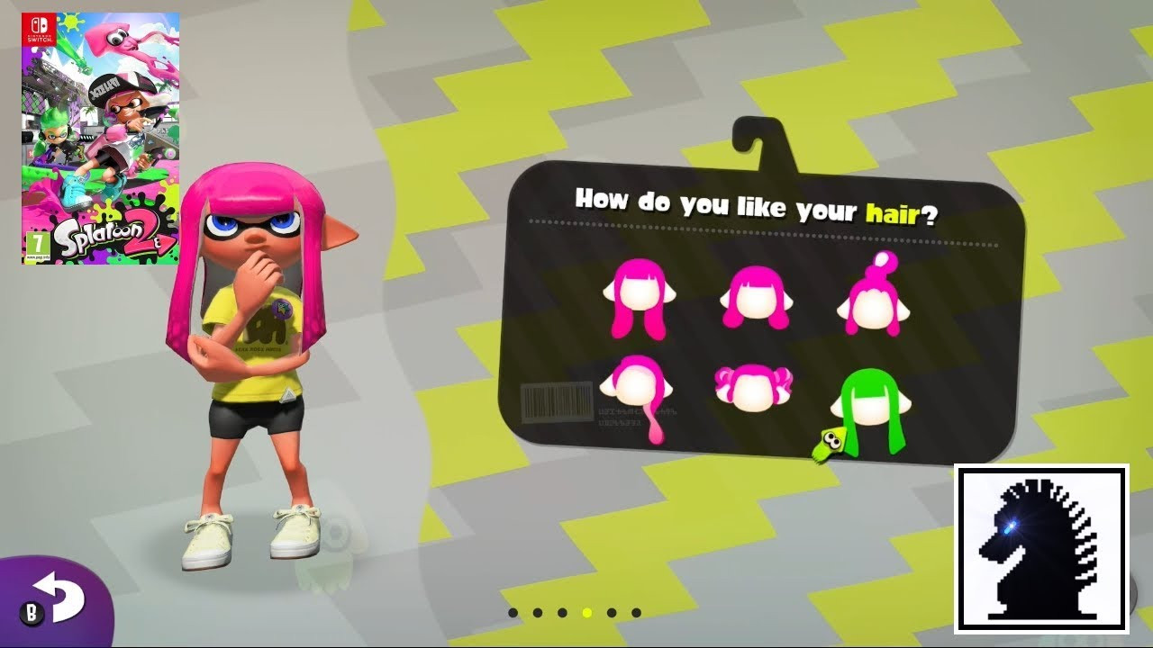 Splatoon 2 Female Hairstyles
 NS Splatoon 2 The Big 2 0 0 Update New Hairstyles and