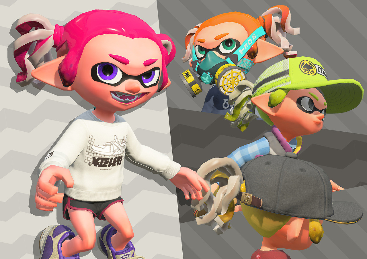 Splatoon 2 Female Hairstyles
 Splatoon 2’s massive update broken down