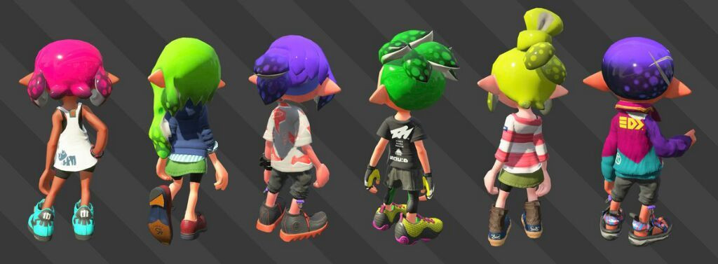 Splatoon 2 Female Hairstyles
 A thought about Splatoon 2 hairstyles…